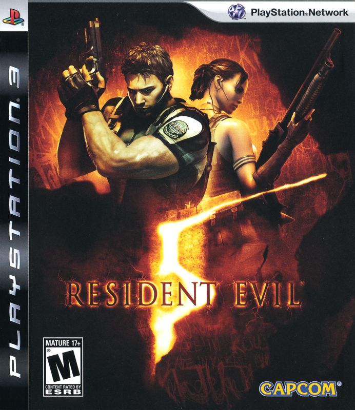 Resident Evil 5 box art for Playstation 3